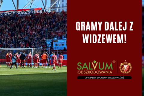 Salvum zostaje Oficjalnym Sponsorem Widzewa Łódź!